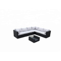 High Back Rattan Wiker Sectional Sofa Set Outdoor Patio Furniture